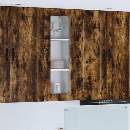vidaXL Küchenschrank Kalmar Geräucherte Eiche 40 x 31 x 100 cm