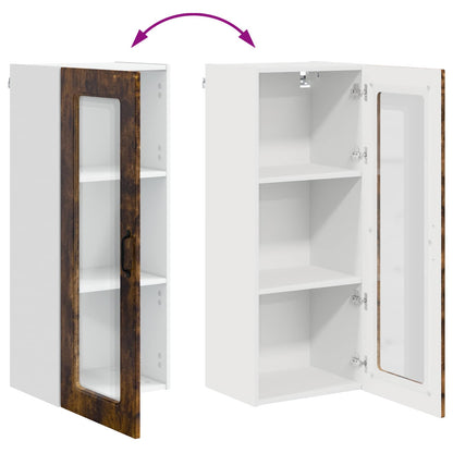 vidaXL Küchenschrank Kalmar Geräucherte Eiche 40 x 31 x 100 cm