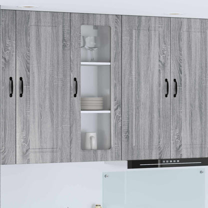 vidaXL Küchenschrank Kalmar Graues Sonoma 40 x 31 x 100 cm