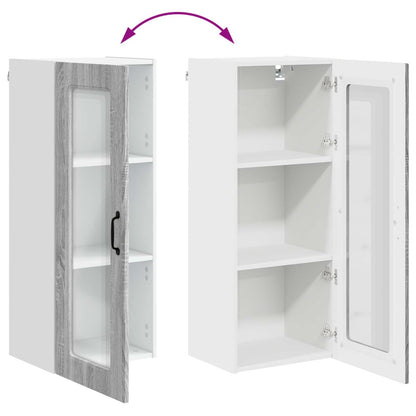 vidaXL Küchenschrank Kalmar Graues Sonoma 40 x 31 x 100 cm