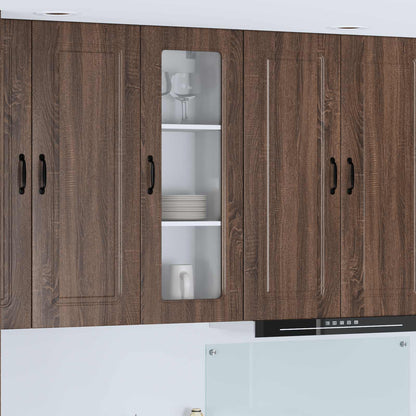 vidaXL Küchenschrank Kalmar Braun Eichen-Optik 40 x 31 x 100 cm