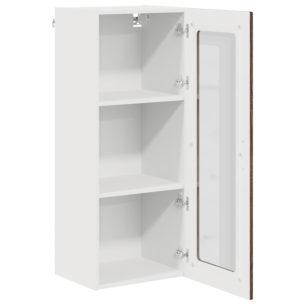 vidaXL Küchenschrank Kalmar Braun Eichen-Optik 40 x 31 x 100 cm