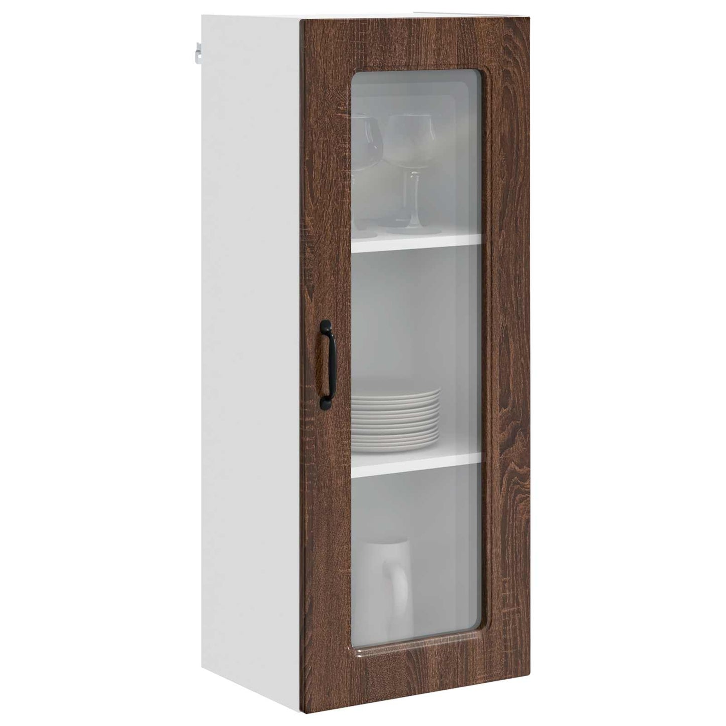 vidaXL Küchenschrank Kalmar Braun Eichen-Optik 40 x 31 x 100 cm