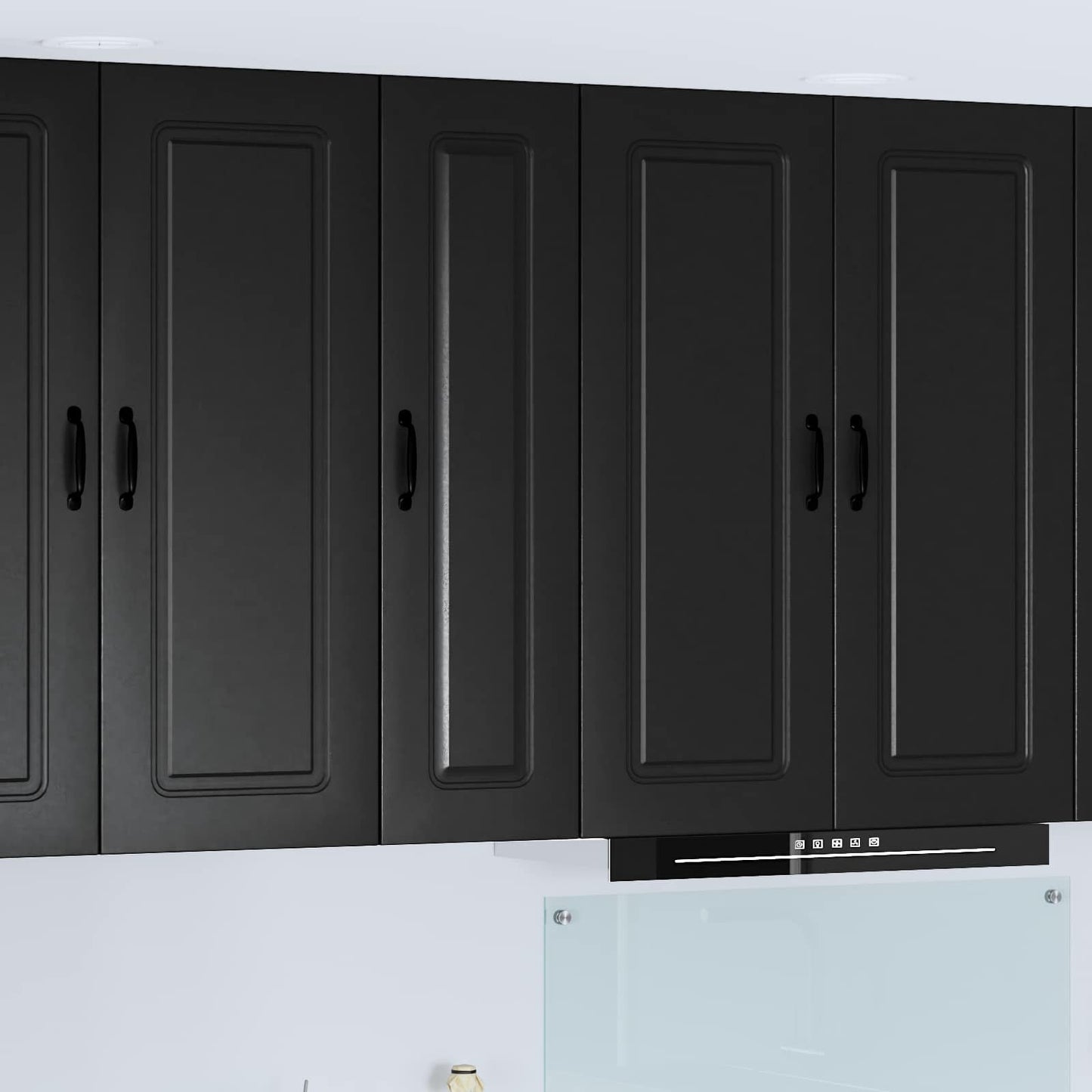 vidaXL Küchenschrank Kalmar Schwarz 30 x 31 x 100 cm Holzwerkstoff