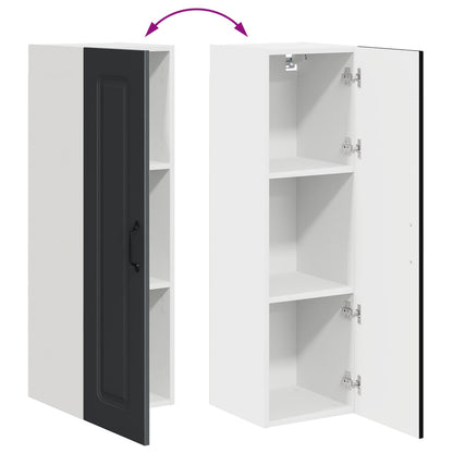 vidaXL Küchenschrank Kalmar Schwarz 30 x 31 x 100 cm Holzwerkstoff