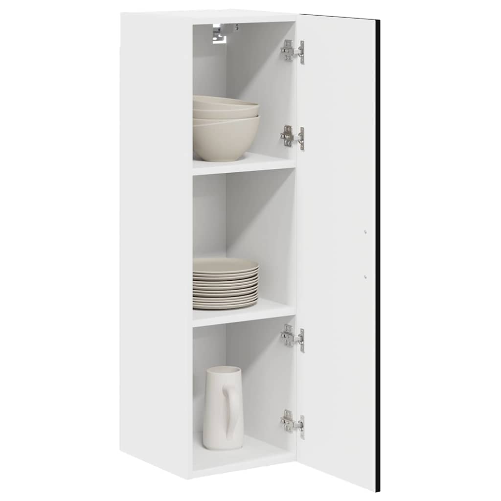 vidaXL Küchenschrank Kalmar Schwarz 30 x 31 x 100 cm Holzwerkstoff