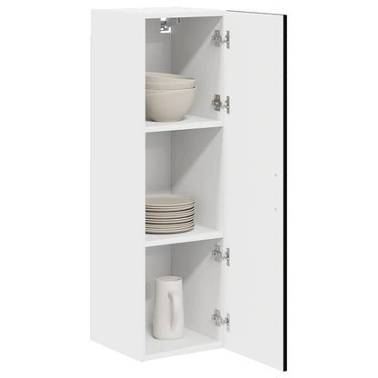 vidaXL Küchenschrank Kalmar Schwarz 30 x 31 x 100 cm Holzwerkstoff