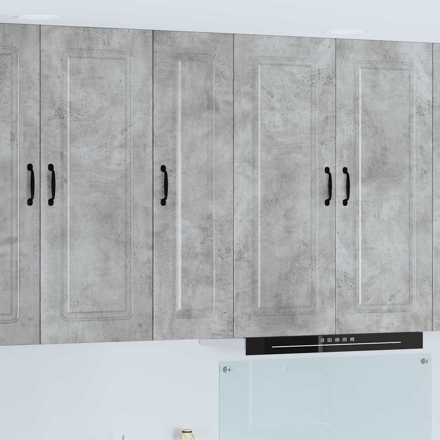 vidaXL Küchenschrank Kalmar Beton Grau 30 x 31 x 100 cm Holzwerkstoff