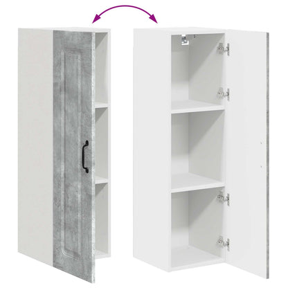 vidaXL Küchenschrank Kalmar Beton Grau 30 x 31 x 100 cm Holzwerkstoff