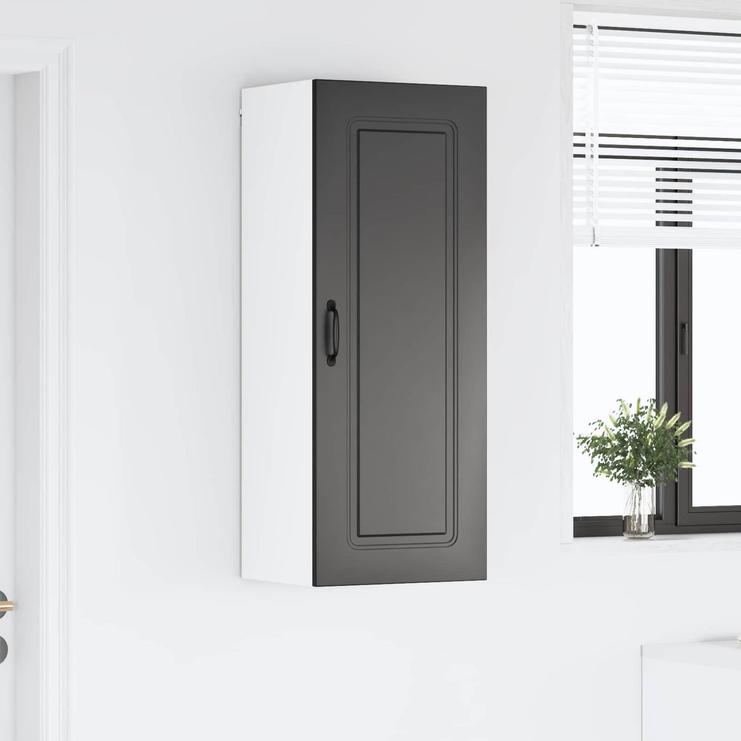 vidaXL Küchenschrank Kalmar Schwarz 40 x 31 x 100 cm Holzwerkstoff