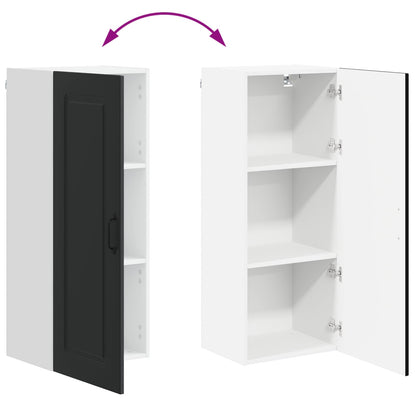 vidaXL Küchenschrank Kalmar Schwarz 40 x 31 x 100 cm Holzwerkstoff