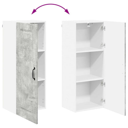vidaXL Küchenschrank Kalmar Beton Grau 40 x 31 x 100 cm Holzwerkstoff