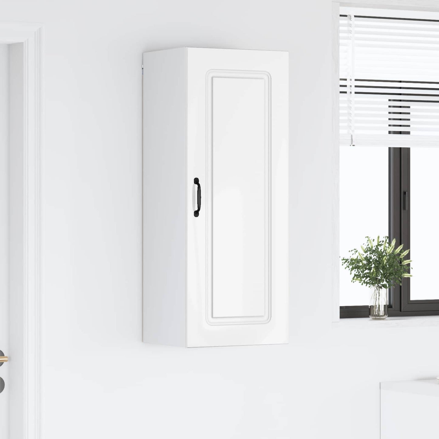 Küchenschrank Kalmar Hochglanz Weiß 40 x 31 x 100 cm