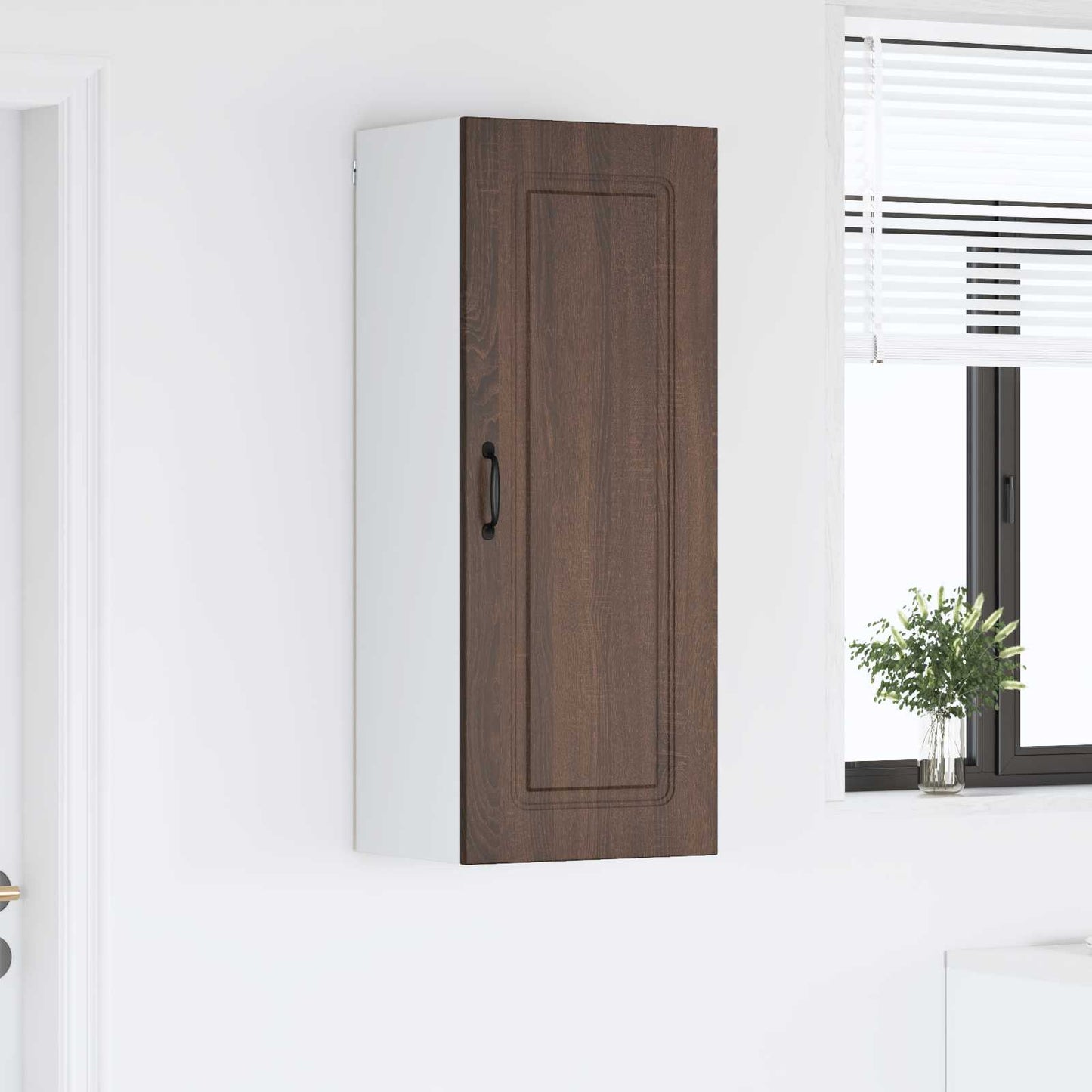 vidaXL Küchenschrank Kalmar Braun Eichen-Optik 40 x 31 x 100 cm