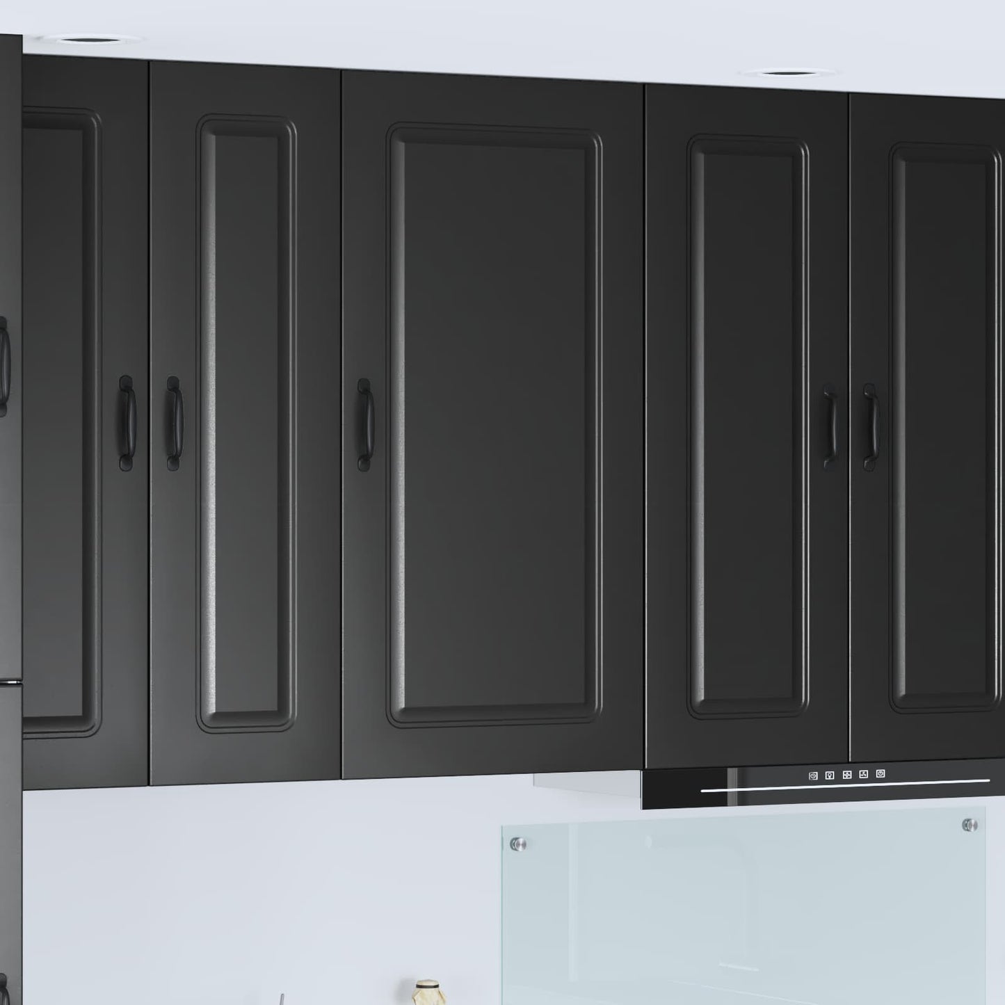 vidaXL Küchenschrank Kalmar Schwarz 50 x 31 x 100 cm Holzwerkstoff