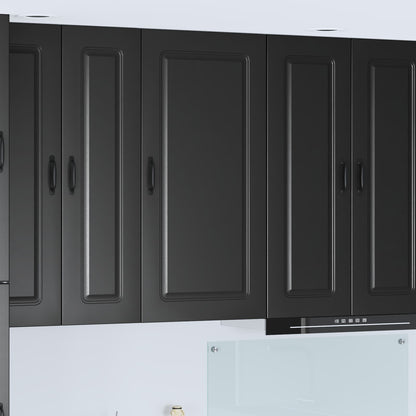 vidaXL Küchenschrank Kalmar Schwarz 50 x 31 x 100 cm Holzwerkstoff