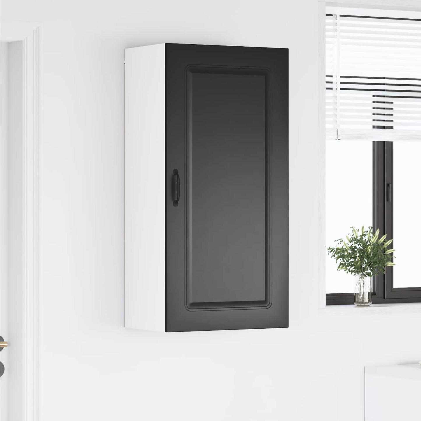vidaXL Küchenschrank Kalmar Schwarz 50 x 31 x 100 cm Holzwerkstoff