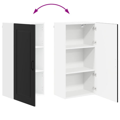 vidaXL Küchenschrank Kalmar Schwarz 50 x 31 x 100 cm Holzwerkstoff