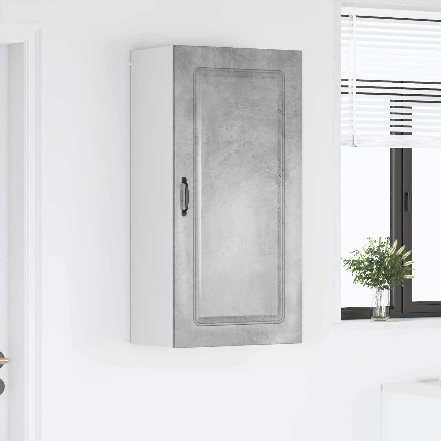 vidaXL Küchenschrank Kalmar Beton Grau 50 x 31 x 100 cm Holzwerkstoff