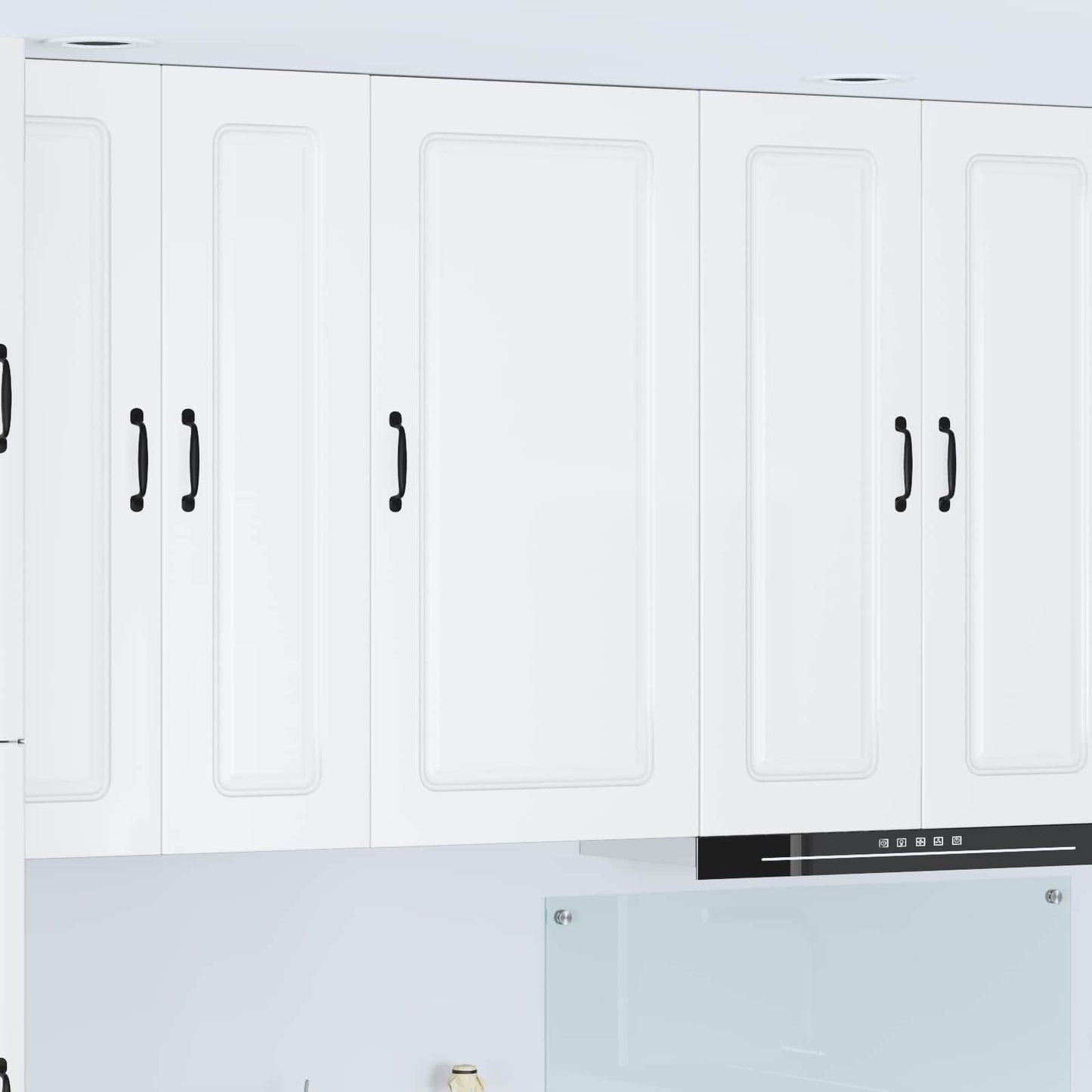 vidaXL Küchenschrank Kalmar Hochglanz Weiß 50 x 31 x 100 cm
