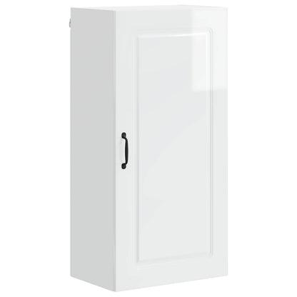 vidaXL Küchenschrank Kalmar Hochglanz Weiß 50 x 31 x 100 cm
