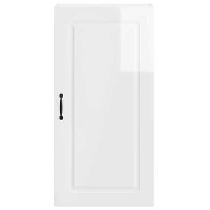 vidaXL Küchenschrank Kalmar Hochglanz Weiß 50 x 31 x 100 cm