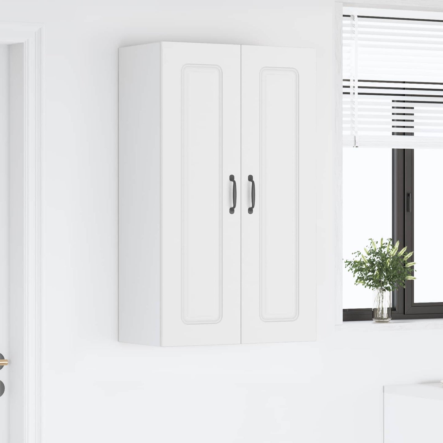 vidaXL Küchenschrank Kalmar Weiß 60 x 31 x 100 cm Holzwerkstoff