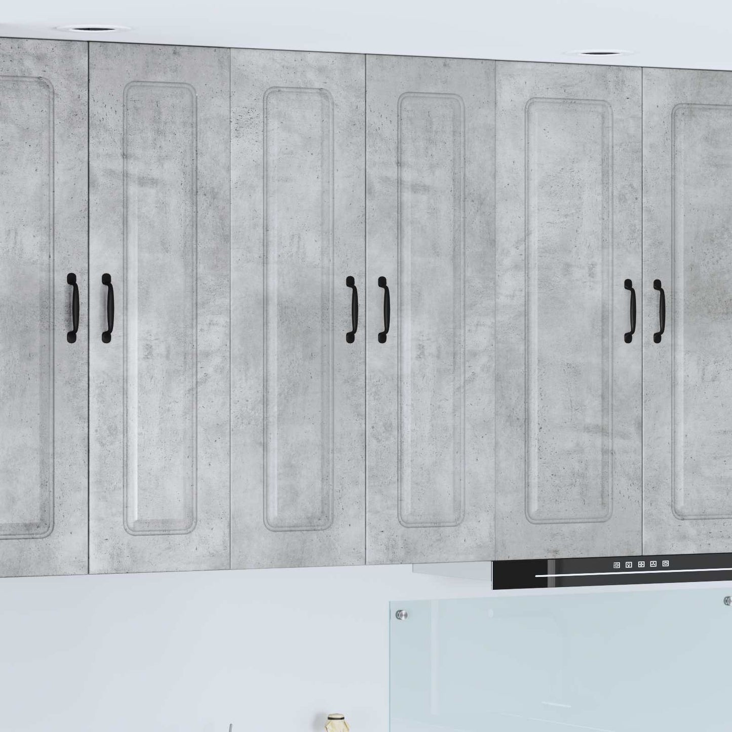 vidaXL Küchenschrank Kalmar Beton Grau 60 x 31 x 100 cm Holzwerkstoff