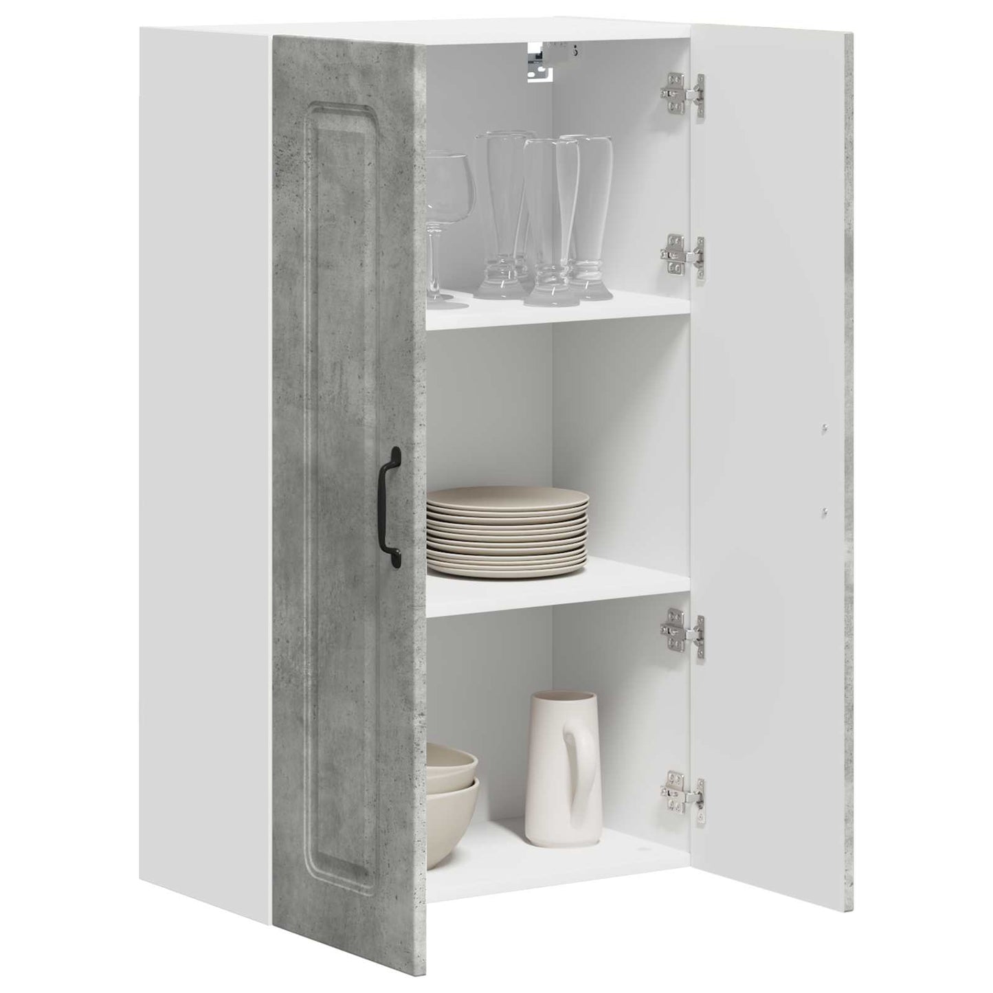 vidaXL Küchenschrank Kalmar Beton Grau 60 x 31 x 100 cm Holzwerkstoff