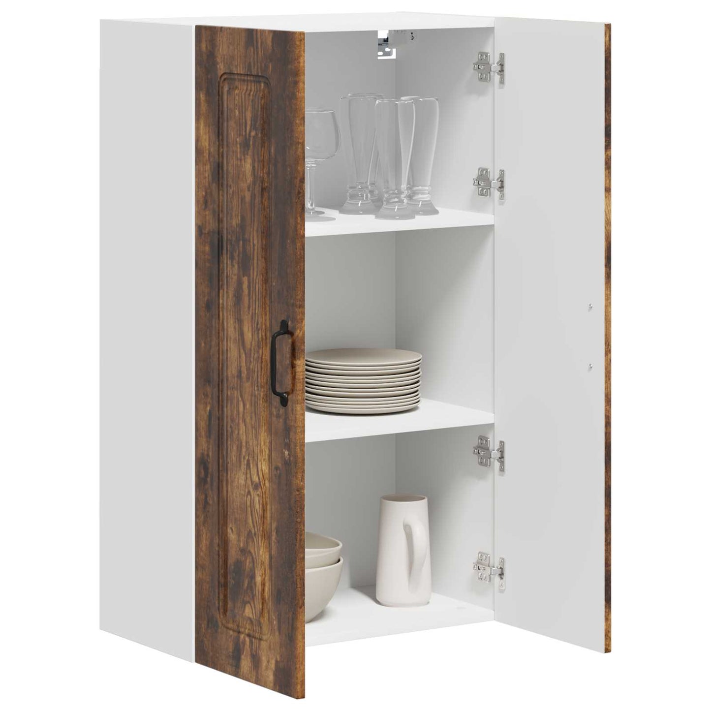 vidaXL Küchenschrank Kalmar Geräucherte Eiche 60 x 31 x 100 cm