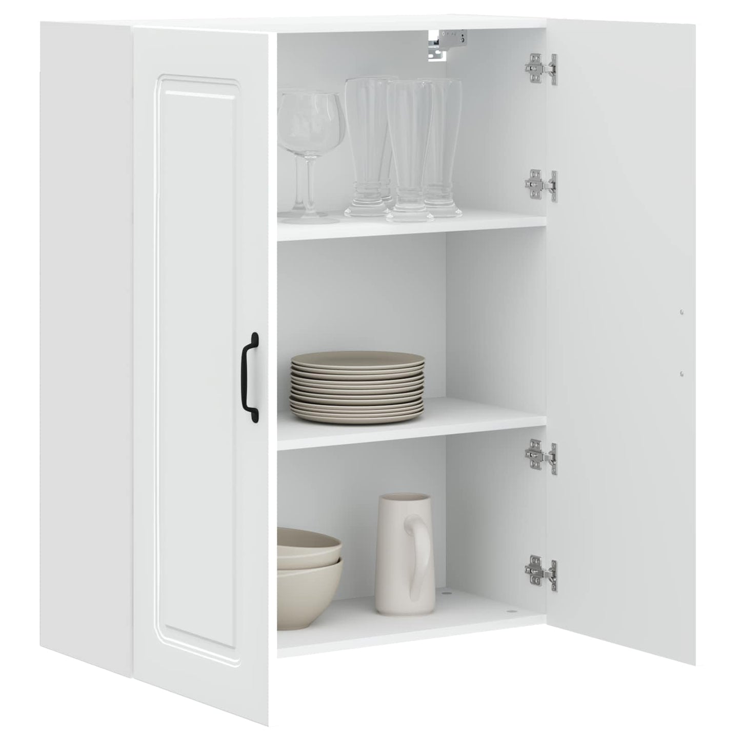 vidaXL Küchenschrank Kalmar Weiß 80 x 31 x 100 cm Holzwerkstoff