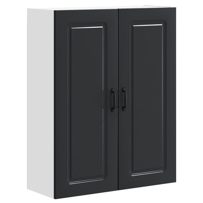 vidaXL Küchenschrank Kalmar Schwarz 80 x 31 x 100 cm Holzwerkstoff