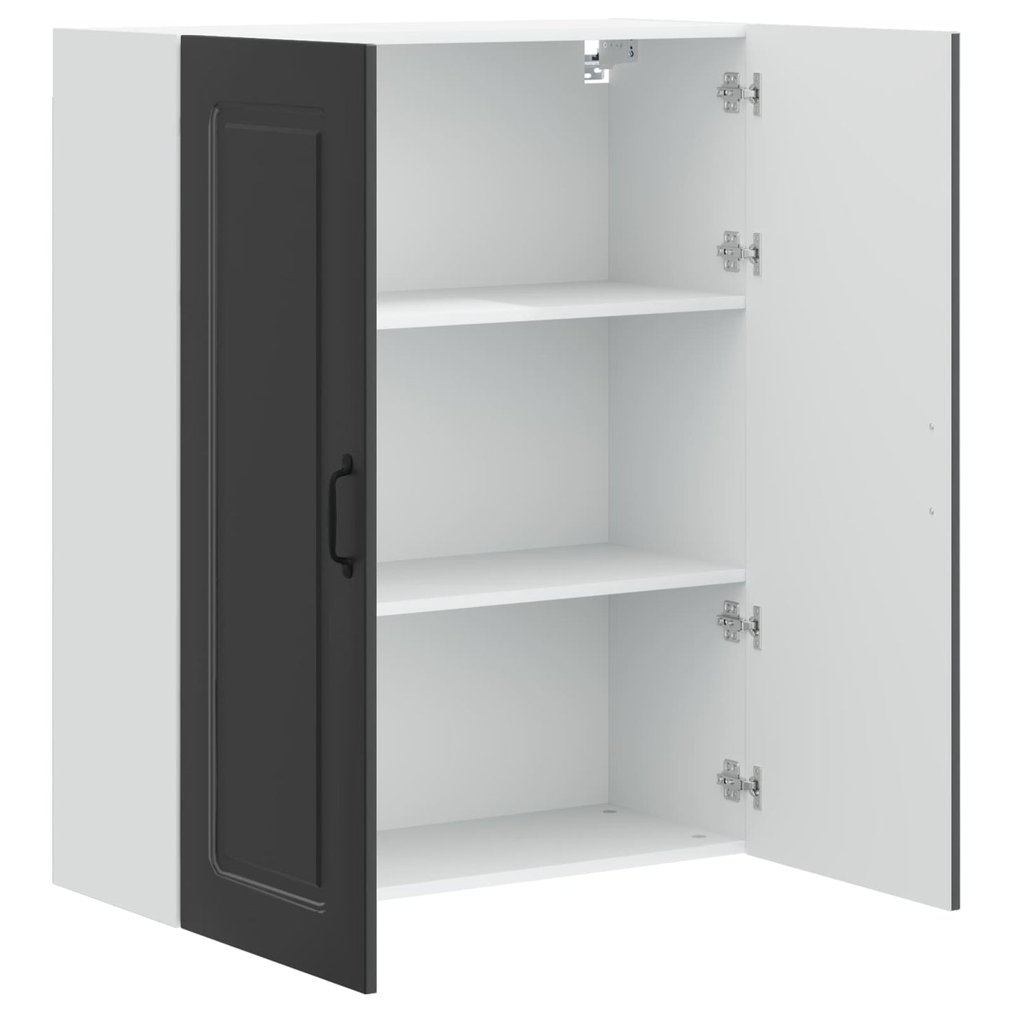 vidaXL Küchenschrank Kalmar Schwarz 80 x 31 x 100 cm Holzwerkstoff