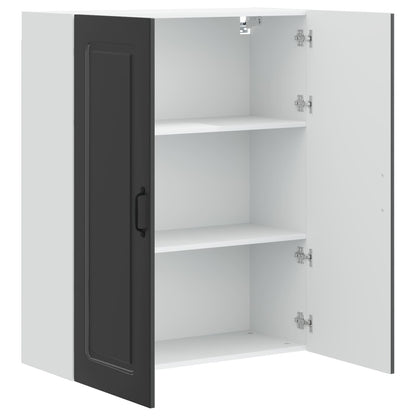 vidaXL Küchenschrank Kalmar Schwarz 80 x 31 x 100 cm Holzwerkstoff