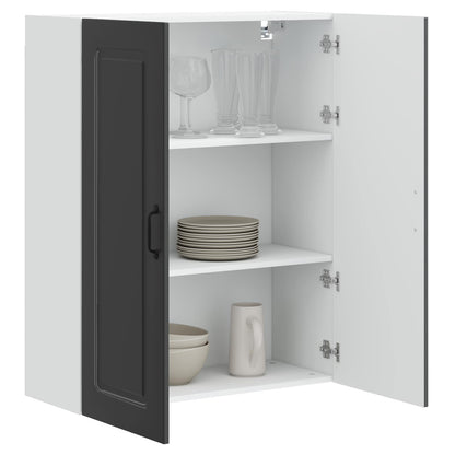 vidaXL Küchenschrank Kalmar Schwarz 80 x 31 x 100 cm Holzwerkstoff