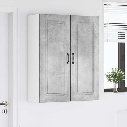 vidaXL Küchenschrank Kalmar Beton Grau 80 x 31 x 100 cm Holzwerkstoff
