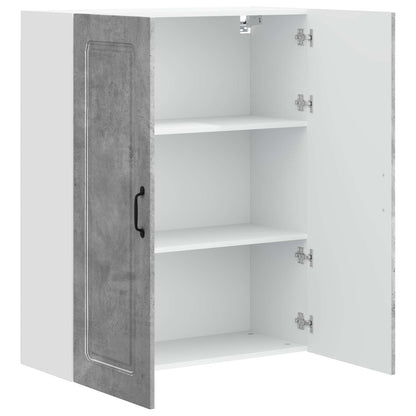 vidaXL Küchenschrank Kalmar Beton Grau 80 x 31 x 100 cm Holzwerkstoff