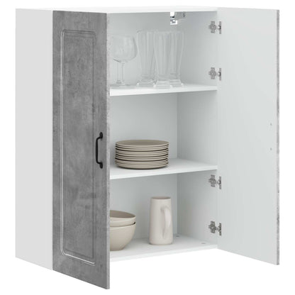 vidaXL Küchenschrank Kalmar Beton Grau 80 x 31 x 100 cm Holzwerkstoff