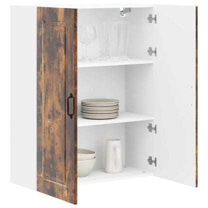vidaXL Küchenschrank Kalmar Geräucherte Eiche 80 x 31 x 100 cm