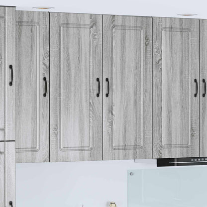 vidaXL Küchenschrank Kalmar Graues Sonoma 80 x 31 x 100 cm