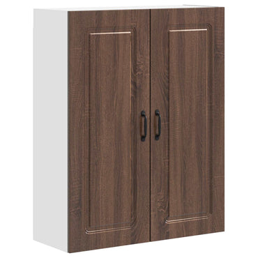 vidaXL Küchenschrank Kalmar Braun Eichen-Optik 80 x 31 x 100 cm