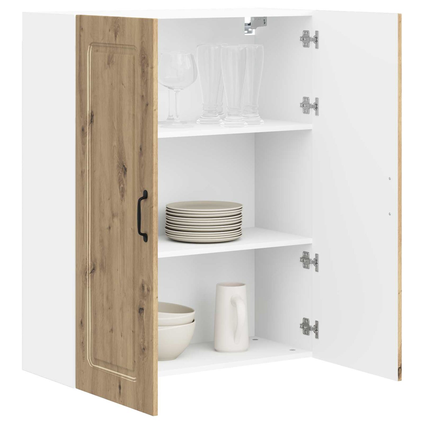 vidaXL Armoire de cuisine Kalmar en chêne artisan 80 x 31 x 100 cm