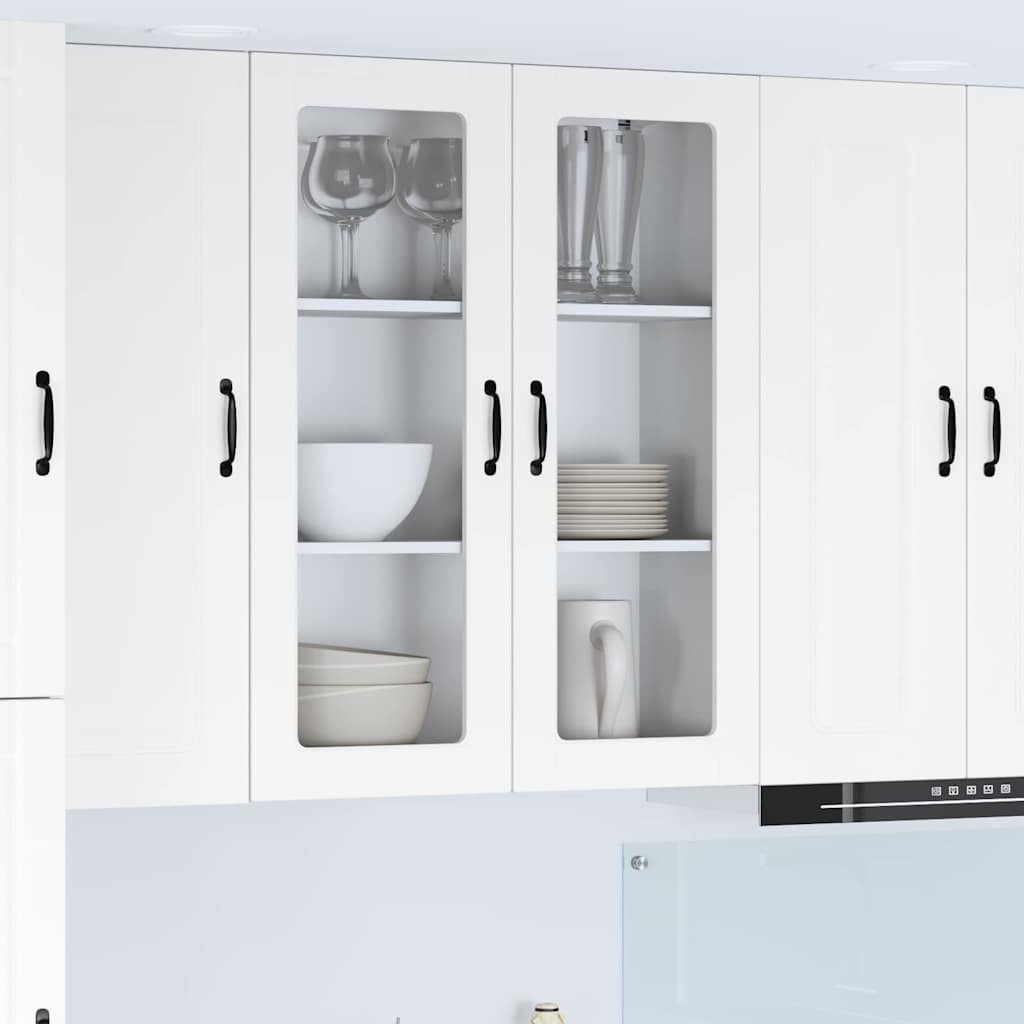vidaXL Küchenschrank Kalmar Weiß 80 x 31 x 100 cm Holzwerkstoff