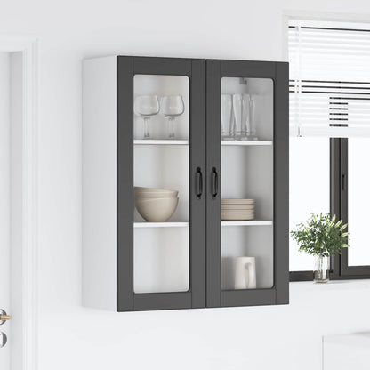 vidaXL Küchenschrank Kalmar Schwarz 80 x 31 x 100 cm Holzwerkstoff