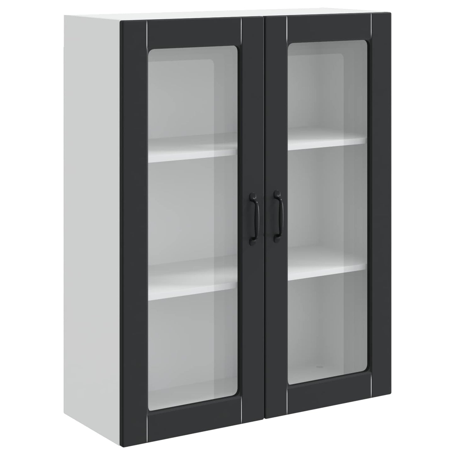 vidaXL Küchenschrank Kalmar Schwarz 80 x 31 x 100 cm Holzwerkstoff