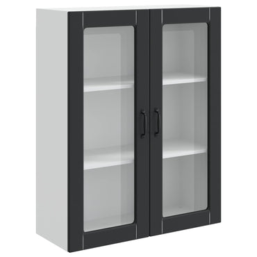 vidaXL Küchenschrank Kalmar Schwarz 80 x 31 x 100 cm Holzwerkstoff