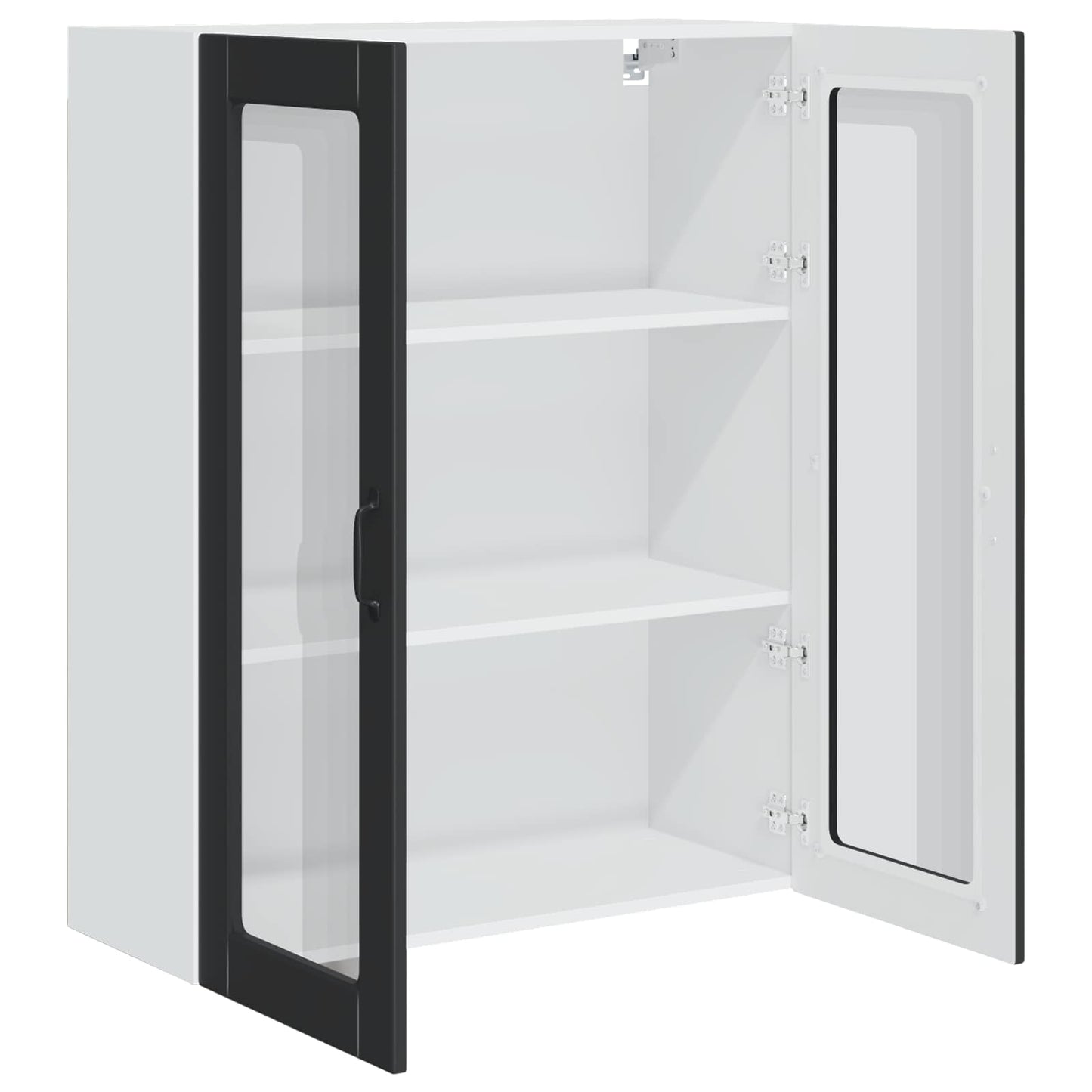 vidaXL Küchenschrank Kalmar Schwarz 80 x 31 x 100 cm Holzwerkstoff