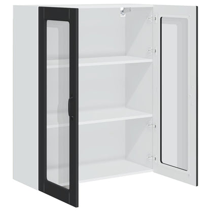 vidaXL Küchenschrank Kalmar Schwarz 80 x 31 x 100 cm Holzwerkstoff