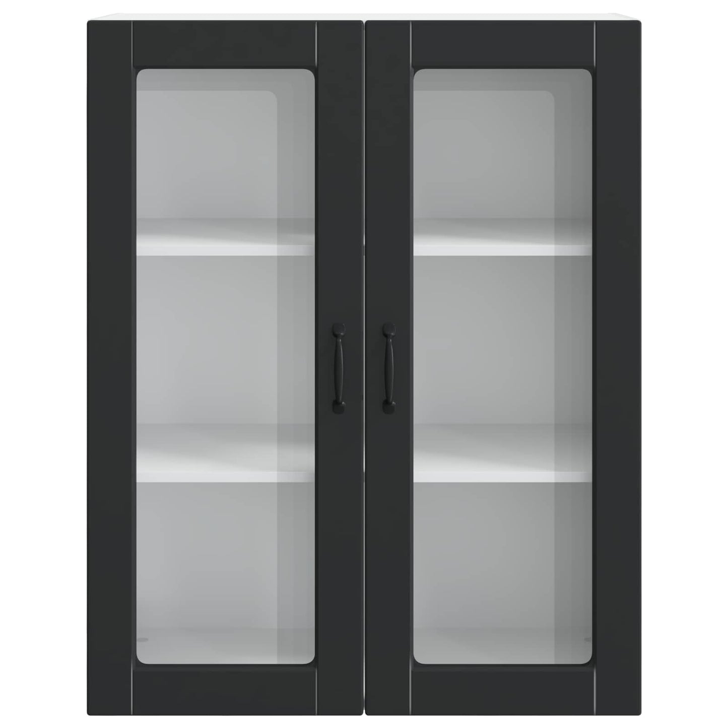 vidaXL Küchenschrank Kalmar Schwarz 80 x 31 x 100 cm Holzwerkstoff