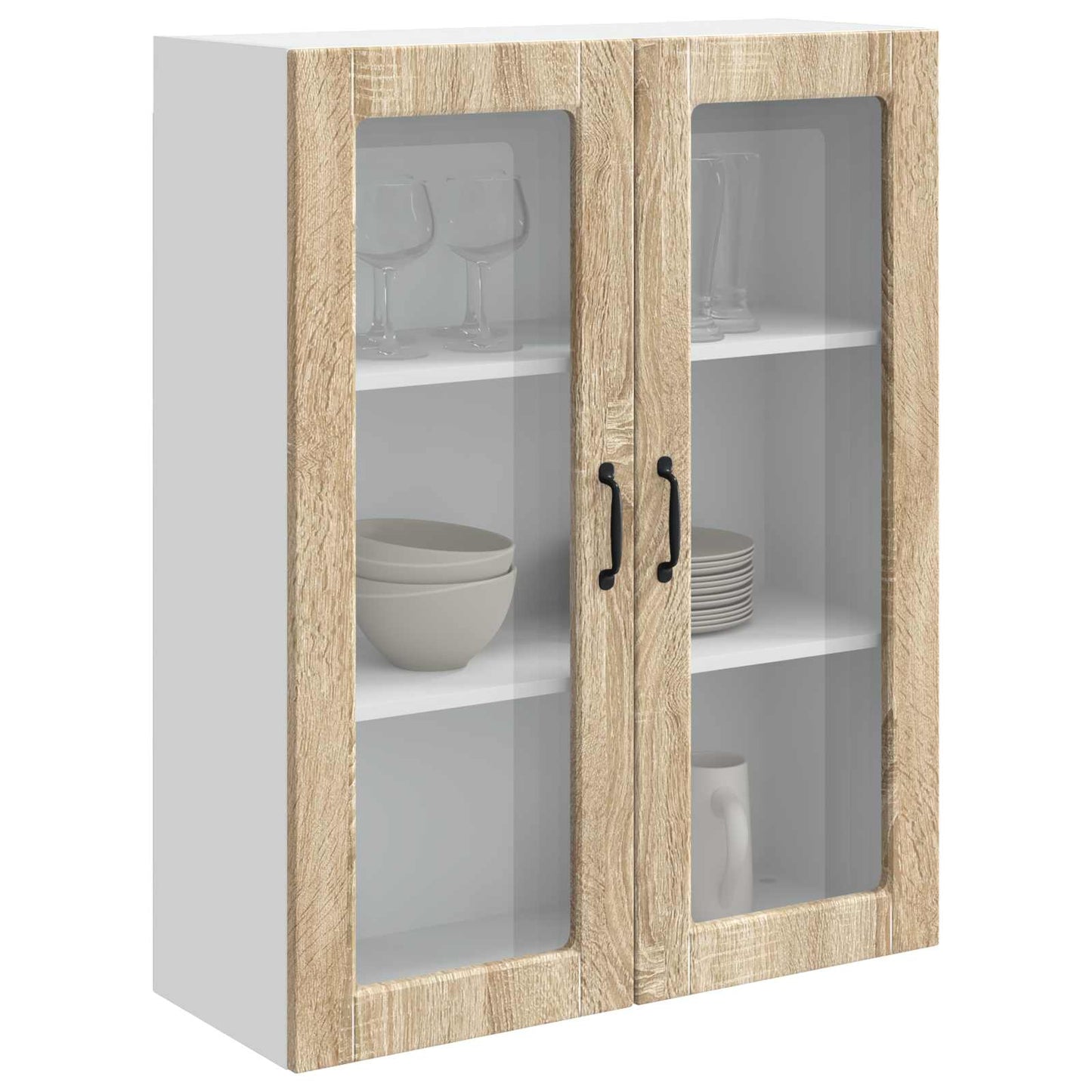 vidaXL Küchenschrank mit Speicher Kalmar Sonoma-Eiche 80 x 31 x 100 cm